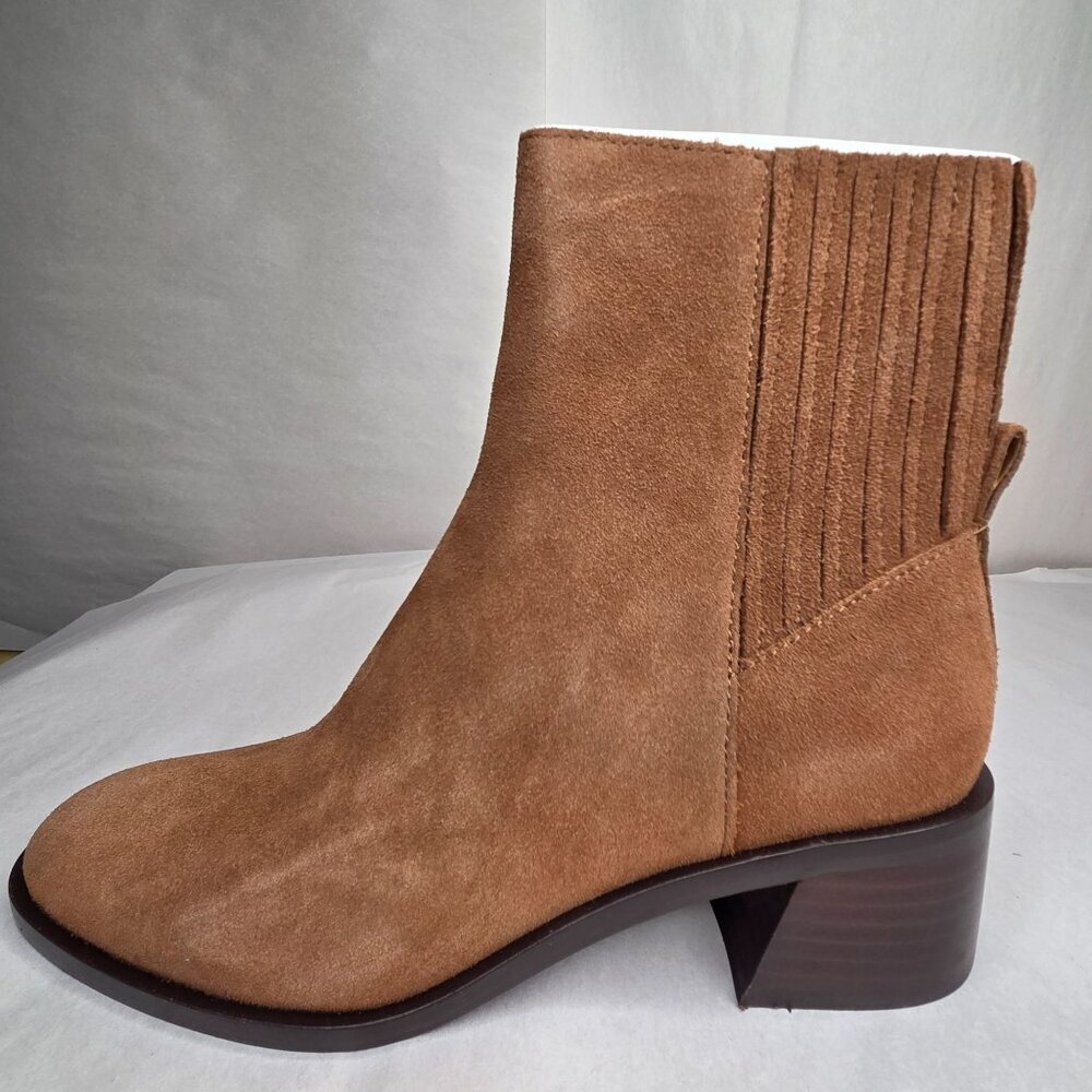 NWT Dolce Vita Women's Linny H2O Brown Suede Booties Boots - Picture 6 of 9